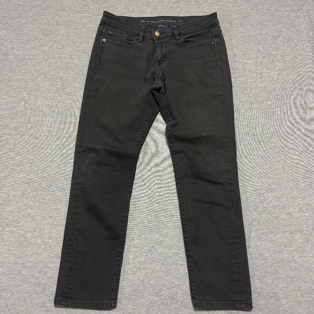 LEVIS Eco 531 Low Rise Skinny Jeans Women Size 6/28 (28x27) Black green tag